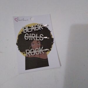 ⬇️⬇️⬇️True Love Black Girls Rock Blingy Bobby Pins